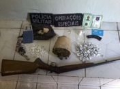 Operação em Coruripe prende cinco pessoas e apreende armas e drogas