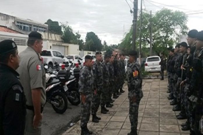 Major José Cláudio apresenta efetivo do BPRP ao comandante-geral