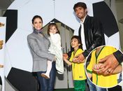 Carol Celico e Kaká comemoram aniversário do filho em São Paulo