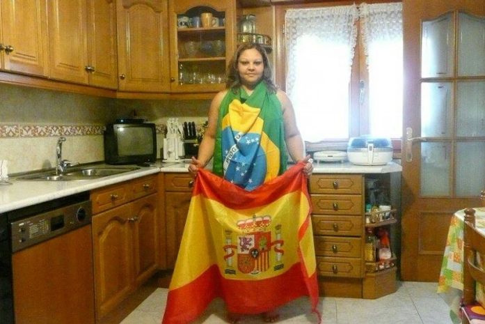 Thays Viana vai torcer pelo Brasil da Espanha