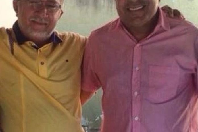 Manoel Brasiliano de Santana, o Manoel de Audálio, e o deputado estadual Inácio Loiola