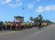 Condutores de cinquentinhas fazem protesto