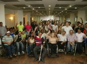 Renan Filho, Rosinha da Adefal e líderes das pessoas com deficiência em Alagoas