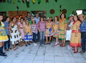 Eduardo Tavares é recebido com festa em arraial da Melhor Idade