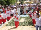  Corpus Christi é comemorado com  procissão do tapete em Campo Alegre