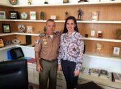 Prefeita Pauline Pereira participa de reunião com Comandante da Polícia Militar de Alagoas