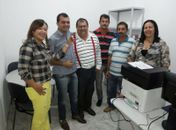Primeira-dama Soraya Calheiros com membros do Conselho Tutelar