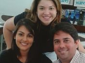 Deputada Thaíse, Betinho e esposa  Lidyane