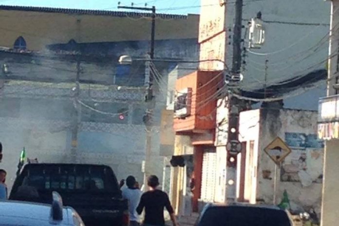 Incêndio em loja assustou população