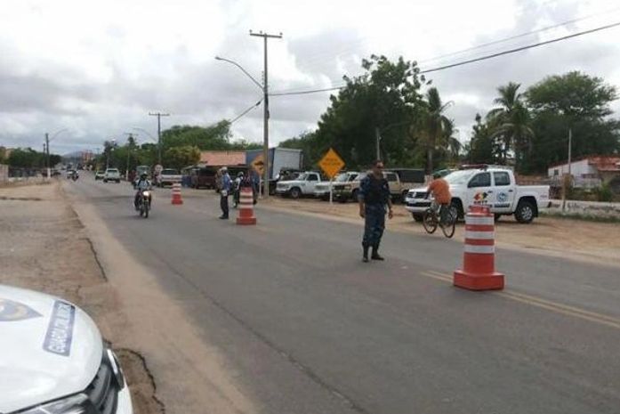 Blitz realizada no município de Delmiro Gouveia