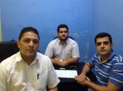 Vereadores por Marechal Deodoro Marcelo Moringa (PSDC), Jorge Mello (PTB) e Del Cavalcante (PMDB) 