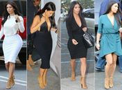 Kim Kardashian repete sete vezes a mesma sandália em menos de 20 dias