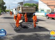 Prefeitura de Delmiro Gouveia realiza operação tapa buracos nas ruas da cidade