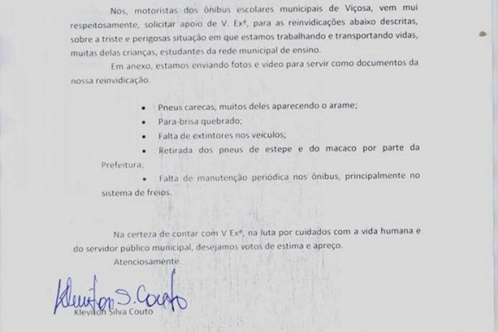 Documento contendo relatório do descaso foi apresentado a vereadora