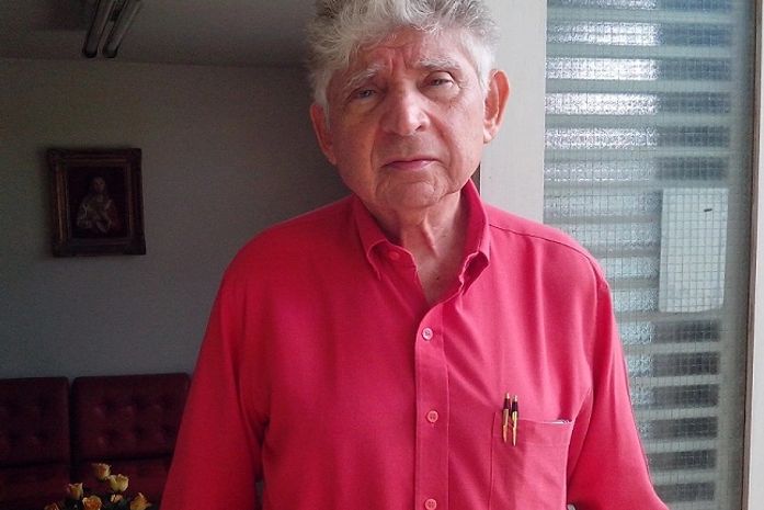 Ex-governador Divaldo Suruagy, após entrevista ao CadaMinuto, em 2014