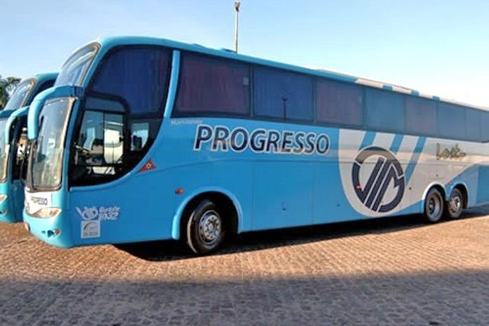 Ônibus da empresa Progresso