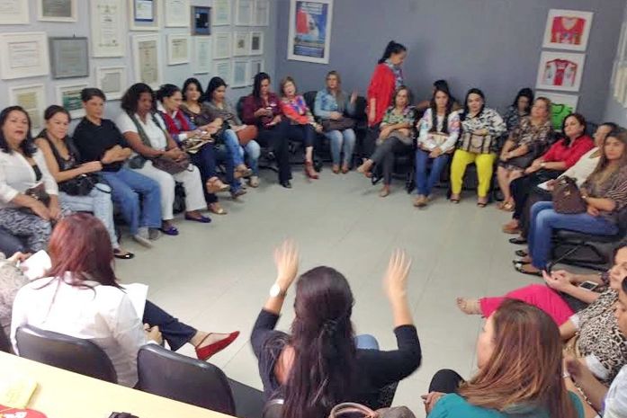 Reunião foi conduzida pela presidente do PMDB Mulher, Juliana Almeida