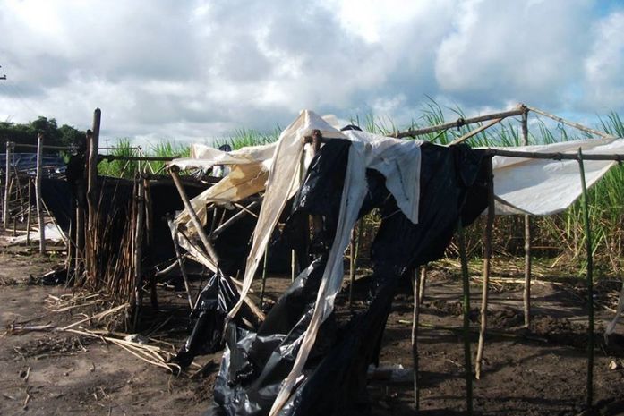 Acampamento São José ficou destruído