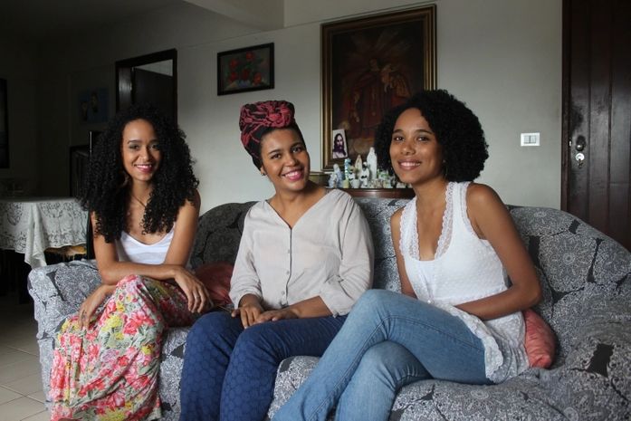 Moderadoras do grupo Cachos Alagoanos e Cacheadas de Maceió 
