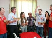 Renan Filho (PMDB), Ronaldo Medeiros (PT), Fernando Collor (PTB), e Paulão (PT) foram homenageados pelo prefeito José Cícero (PT)