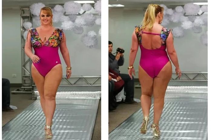 Ex-paquita vê fotos de desfile plus size e vai a cirurgiã: 'Sou gostosa, mas farei plástica'