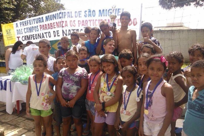 I Campeonato de Natação do Serviço de Convivência e Fortalecimento de Vínculos (SCFV) é realizado em São Miguel dos Campos