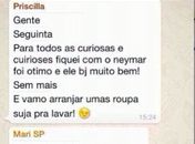 Loira confirma que ficou com jogador Neymar em festa e conta detalhe para as amigas