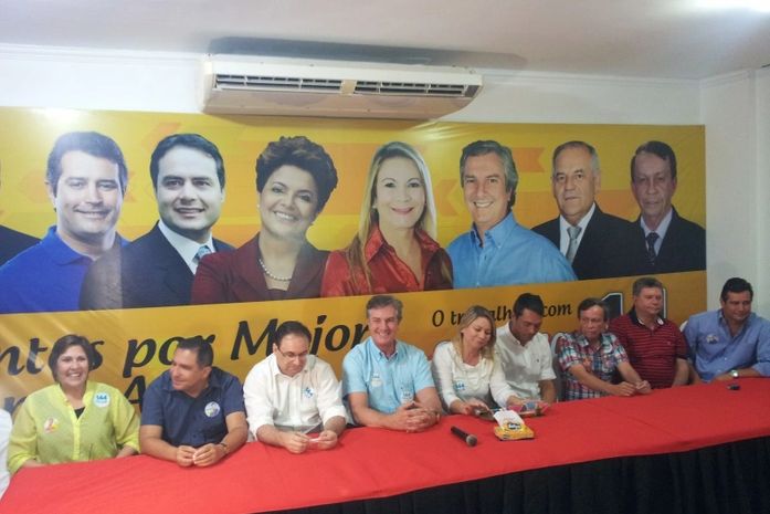 Convenção partidária da ex-prefeita em Major Izidoro