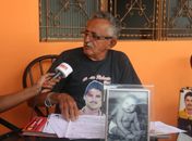 Seu Sebastião Pereira não desistiu de encontrar o corpo de filho