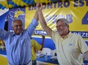 Teotonio Vilela e Rogério Teófilo novamente no palanque.