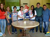 Prefeito recebe judocas que foram ouro no JEAL 2014 