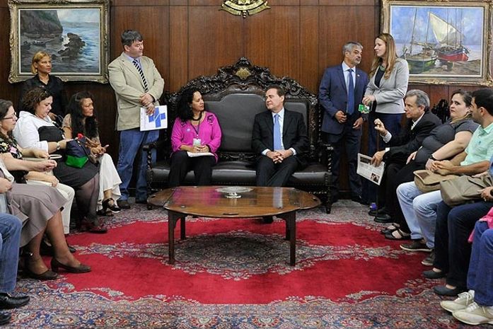 Renan recebe sugestões de representantes do setor da saúde