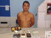  Polícia prende jovem com mais de 20 pedras de crack em Delmiro Gouveia 