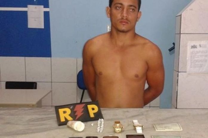 Preso acusado de tráfico de drogas