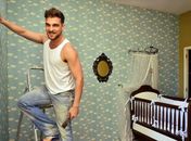 Prestes a ser pai, Igor Rickli monta quartinho e festeja: 'Não vejo a hora!'