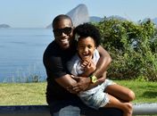 Ator Rafael Zulu se declara para filha Luiza e admite ser um pai muito ciumento