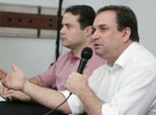 Governador Renan Filho e o vice Luciano Barbosa 