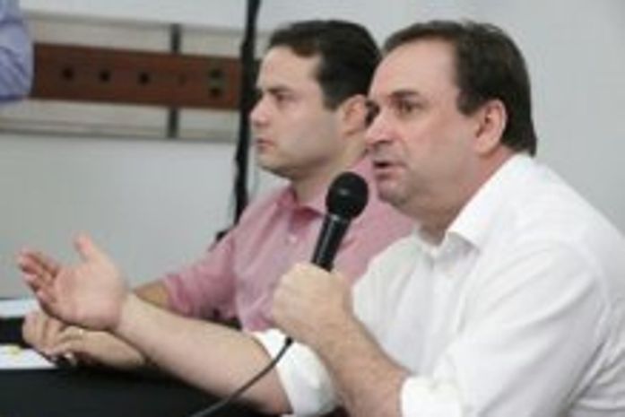 Governador Renan Filho e o vice Luciano Barbosa