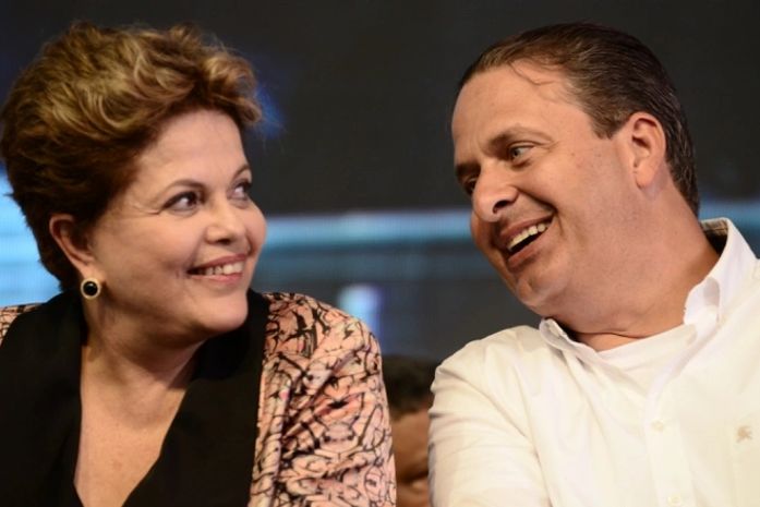 Dilma lamentou a morte de Eduardo Campos