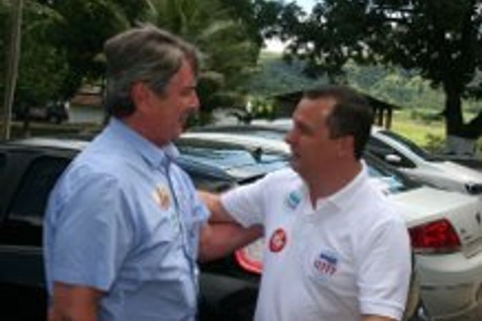 Collor recebe o apoio dp pedetista Sergio Toledo