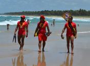 Guarda-vidas na praia