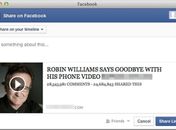 Vídeo no Facebook de Robin Williams se despedindo é golpe, diz empresa
