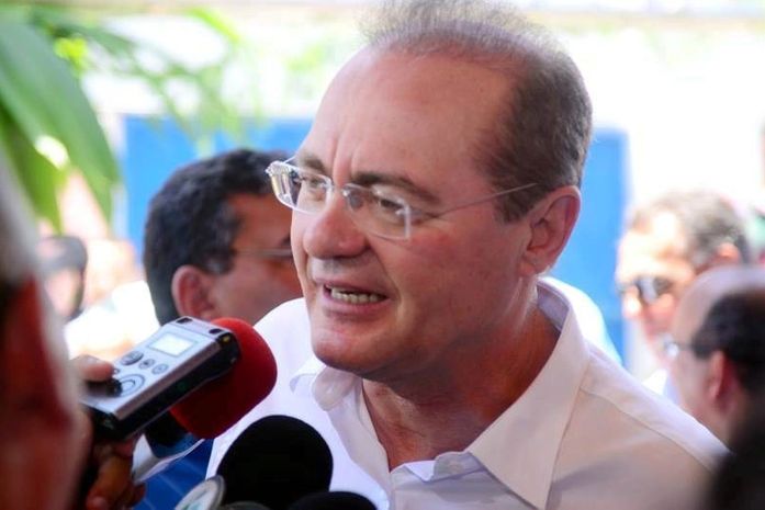 Renan participa do lançamento da obra junto com o ministro do Turismo