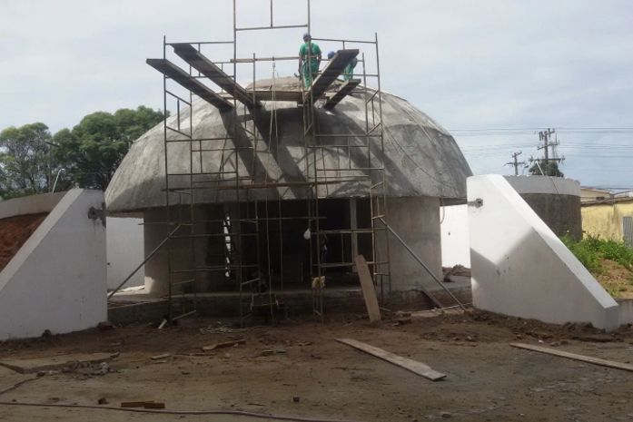 Obra do Memorial Rainha Marta é retomada e deve ficar pronta em outubro no Rei Pelé