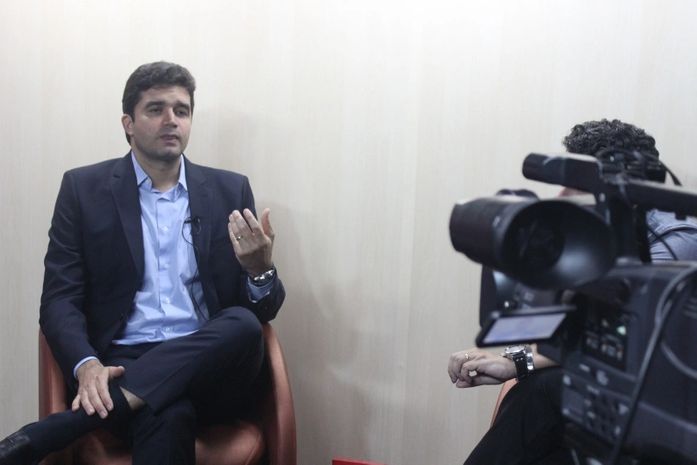 Prefeito Rui Palmeira em entrevista ao Blog do Vilar ao Vivo