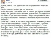 Em rede social, Xuxa reclama do desafio do balde e diz: cobrem os artistas a doarem