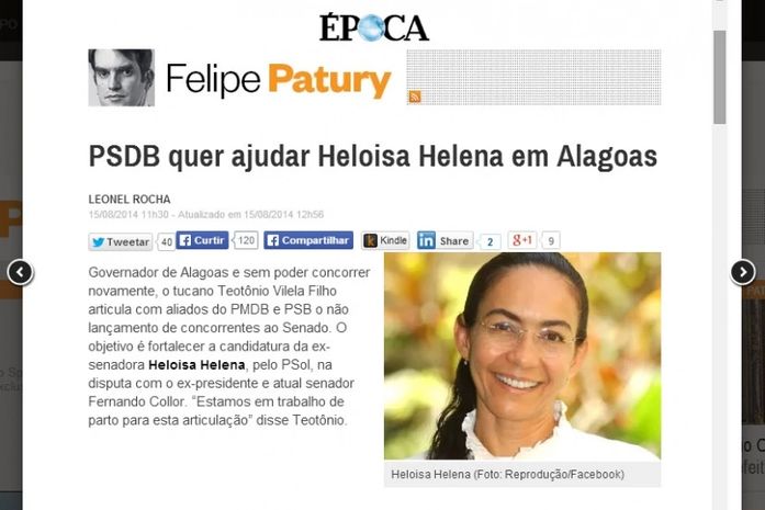 Aliança do PSDB com Heloísa teria passado por acordo entre Téo, PMDB e PSB?