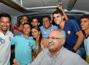 No Agreste, Júlio Cezar caminha com Rodrigo Cunha e Rogério Teófilo