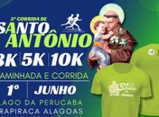 3ª Corrida de Santo Antônio acontece dia 01 de junho em Arapiraca; saiba como se inscrever