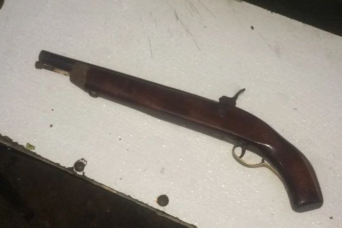 Arma apreendida durante operação